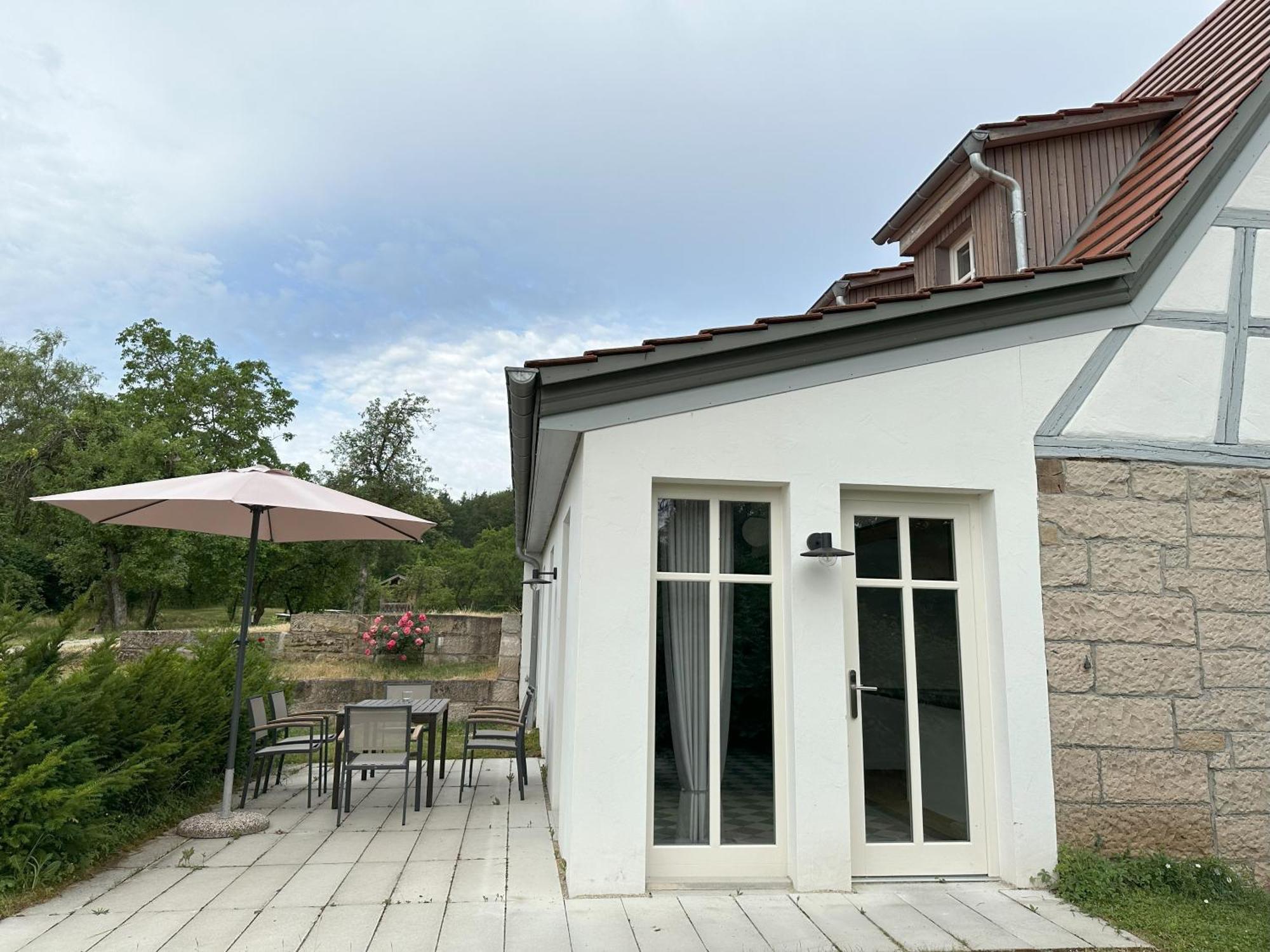 Gutshof Andres Hotel Kirchlauter Kültér fotó